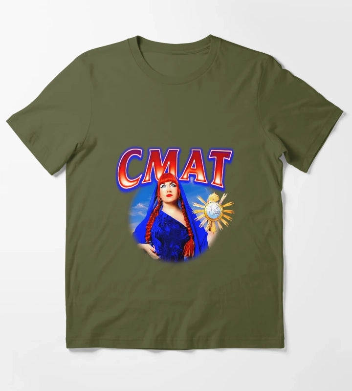 CMAT Singer EuroCountry Album T-Shirt Olive Green