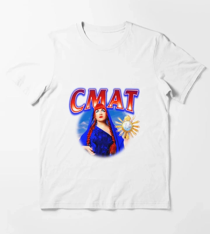 CMAT Singer EuroCountry Album T-Shirt White