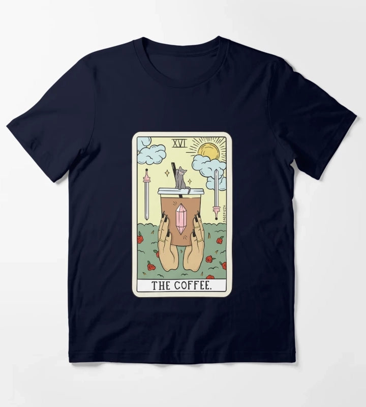 COFFEE READING LIGHT T-Shirt Navy
