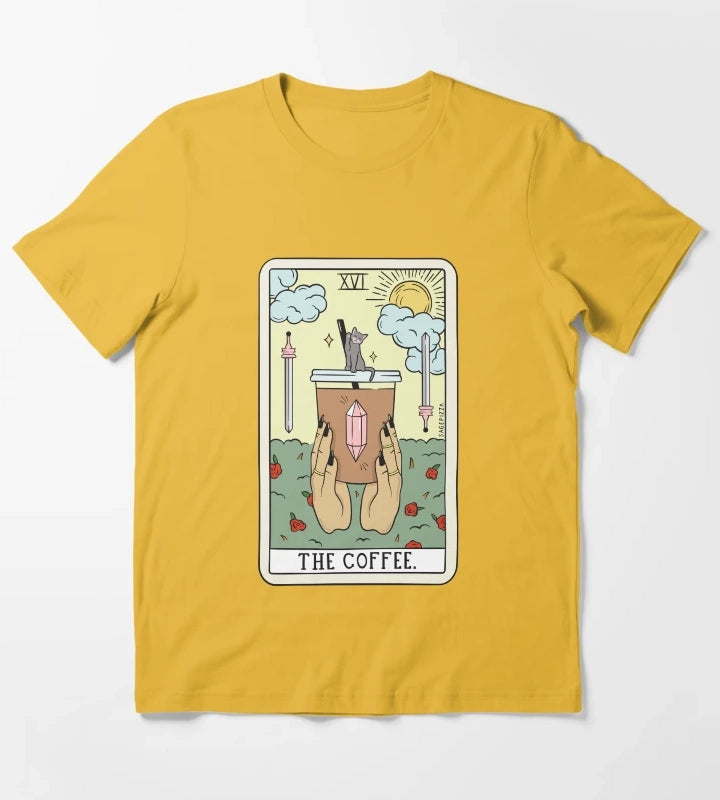 COFFEE READING LIGHT T-Shirt Yellow