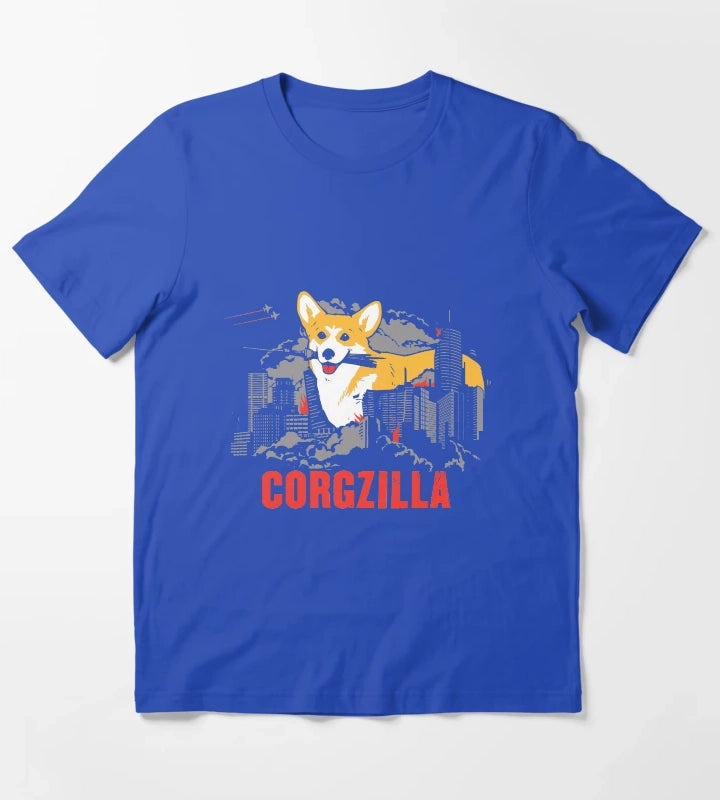 CORGZILLA T-Shirt Blue