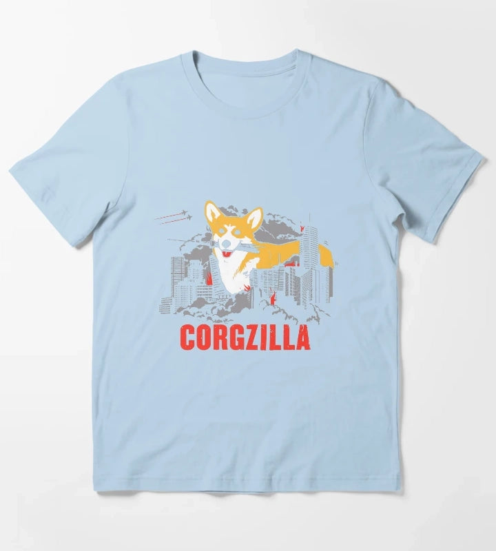 CORGZILLA T-Shirt Sky Blue