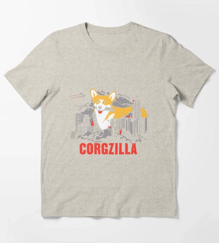 CORGZILLA T-Shirt Cream