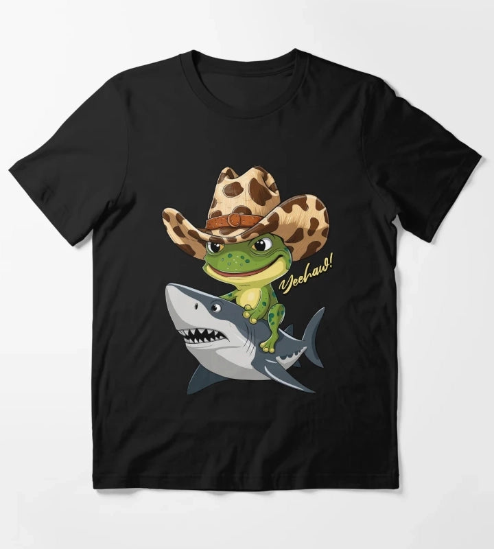 COWBOY FROG ON THE SHARK T-Shirt