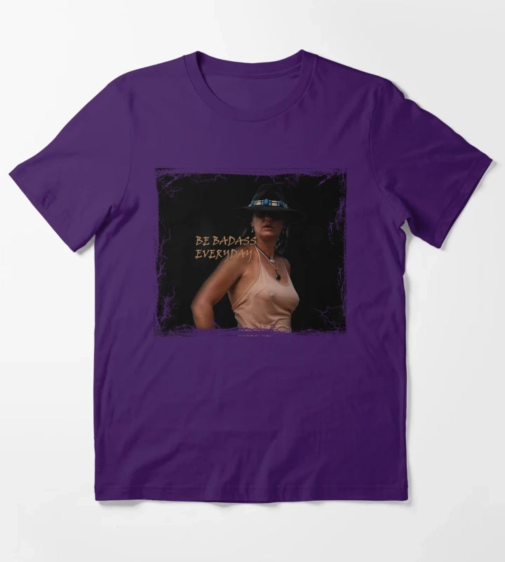 COWGIRL QUOTES COWGIRL ART T-Shirt Purple