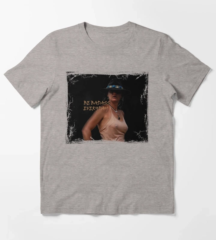 COWGIRL QUOTES COWGIRL ART T-Shirt Heather Grey