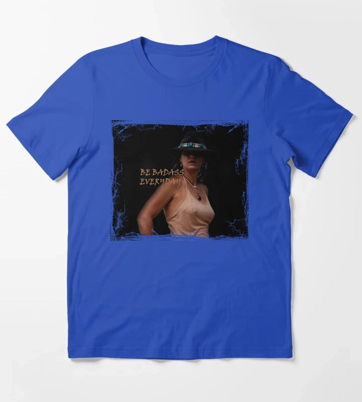 COWGIRL QUOTES COWGIRL ART T-Shirt Blue
