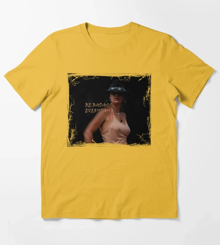 COWGIRL QUOTES COWGIRL ART T-Shirt Yellow