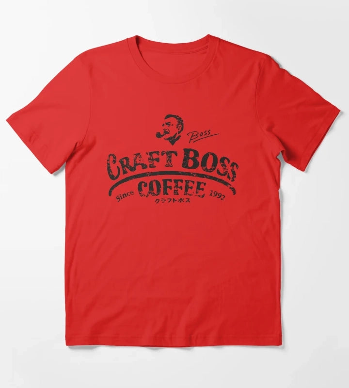 CRAFT BOSS COFFEE T-Shirt Red