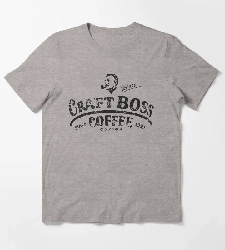 CRAFT BOSS COFFEE T-Shirt Heather Grey