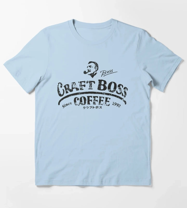 CRAFT BOSS COFFEE T-Shirt Sky Blue