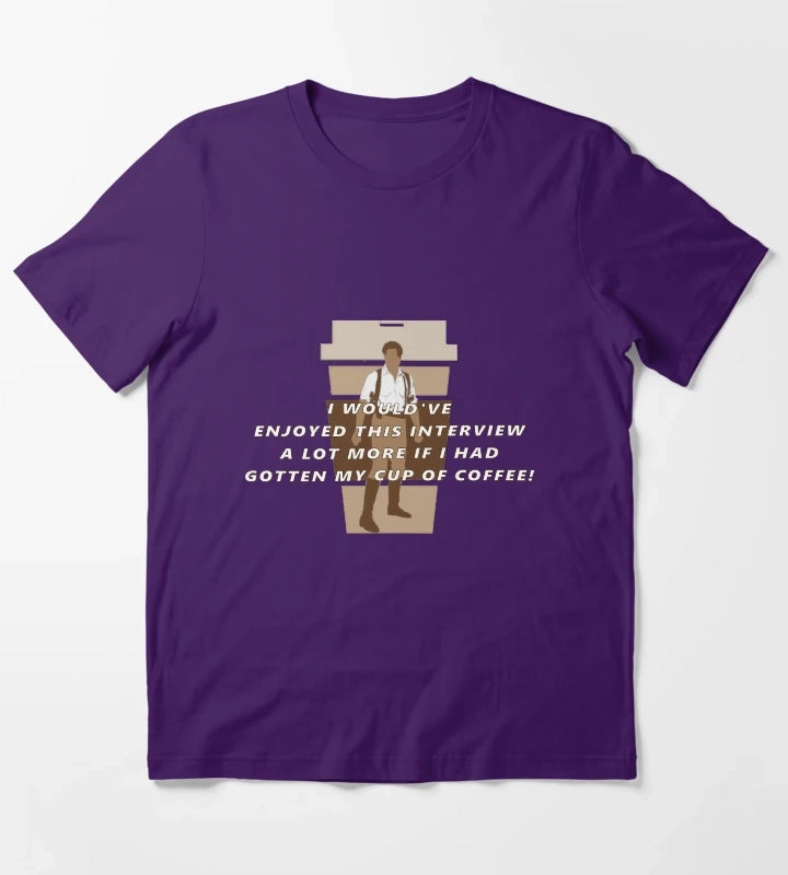 CUP OF COFFEE T-Shirt Purple