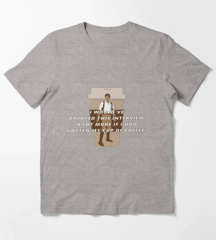 CUP OF COFFEE T-Shirt Heather Grey