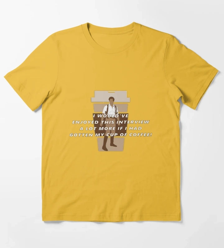 CUP OF COFFEE T-Shirt Yellow
