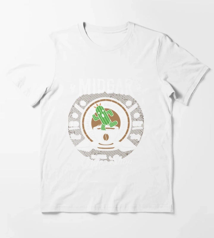 Cactuar Coffee Shop T-Shirt White