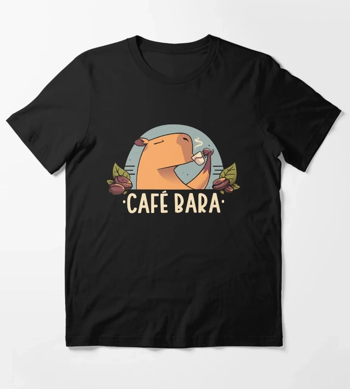 CafeBara Cute Coffee Capybara T-Shirt