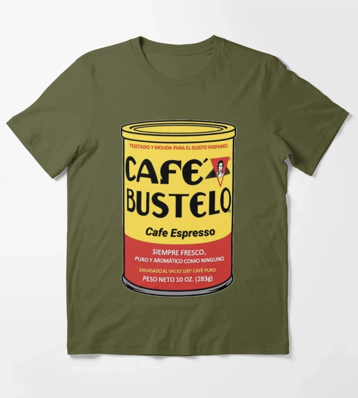 Cafe Bustle T-Shirt Olive Green