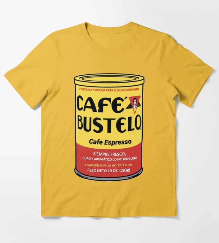 Cafe Bustle T-Shirt Yellow