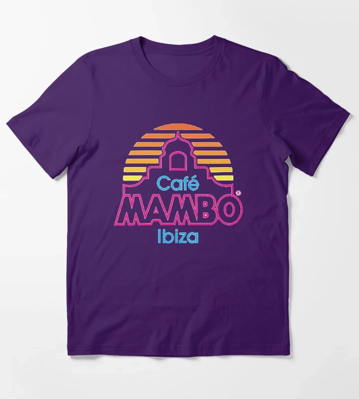 Cafe Mambo Ibiza T-Shirt Purple