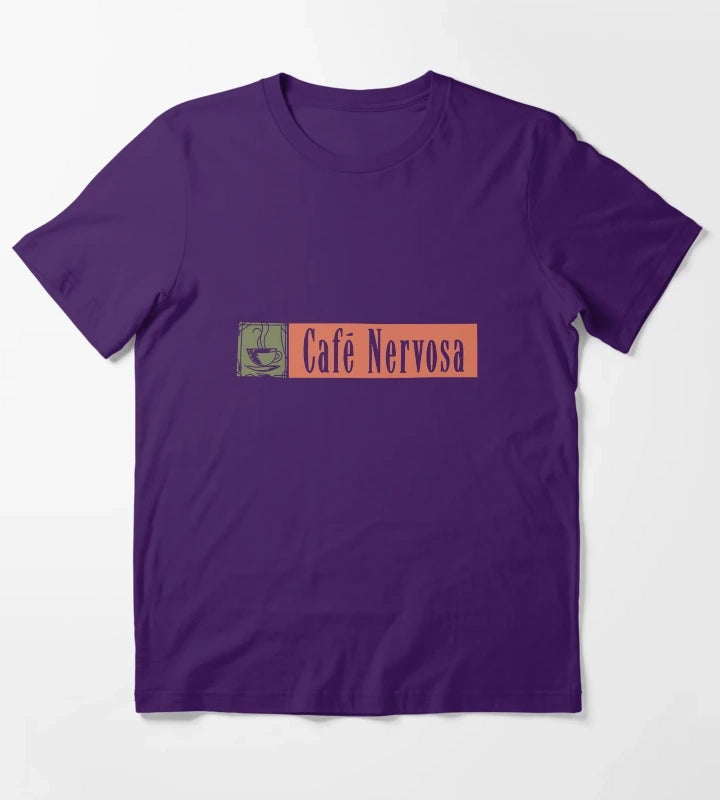 Cafe Nervosa T-Shirt Purple