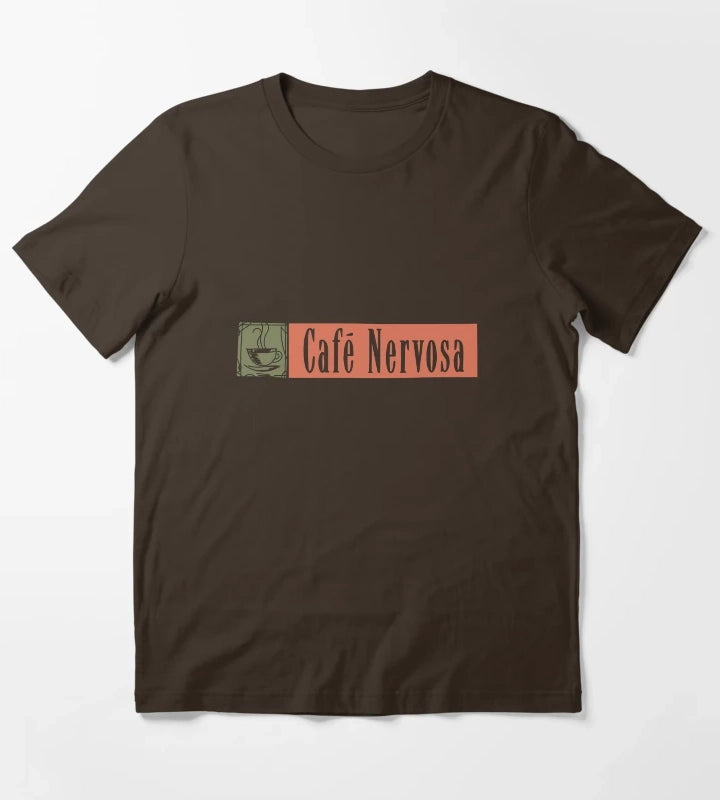 Cafe Nervosa T-Shirt Brown