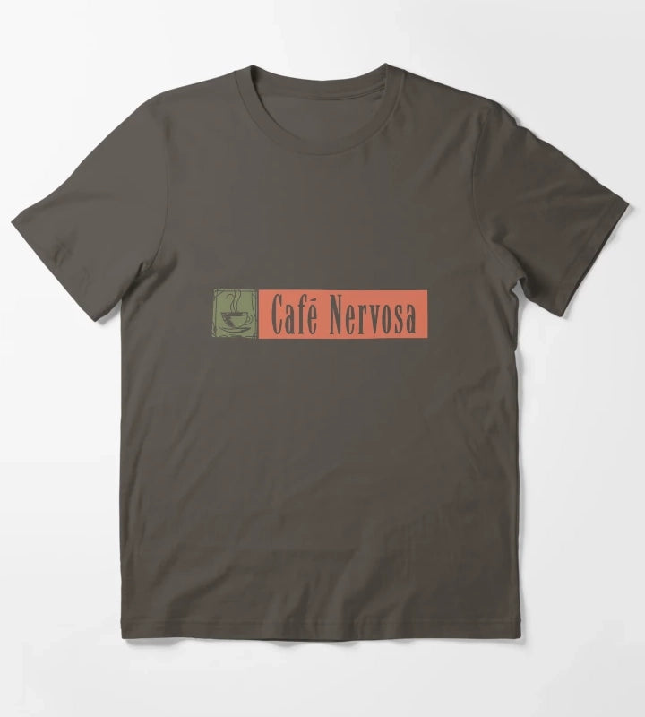 Cafe Nervosa T-Shirt Dark Grey
