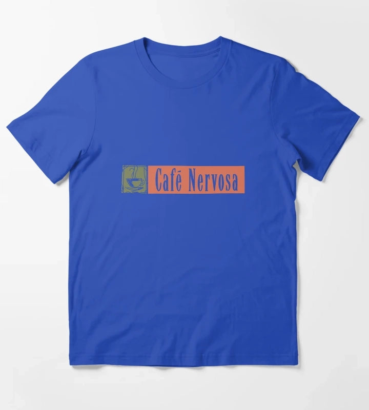 Cafe Nervosa T-Shirt Blue