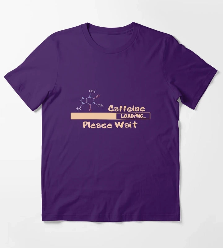 Caffeine Loading T-Shirt Purple