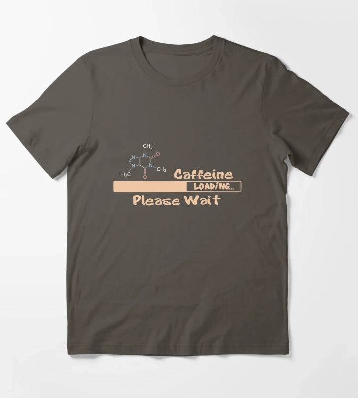 Caffeine Loading T-Shirt Dark Grey