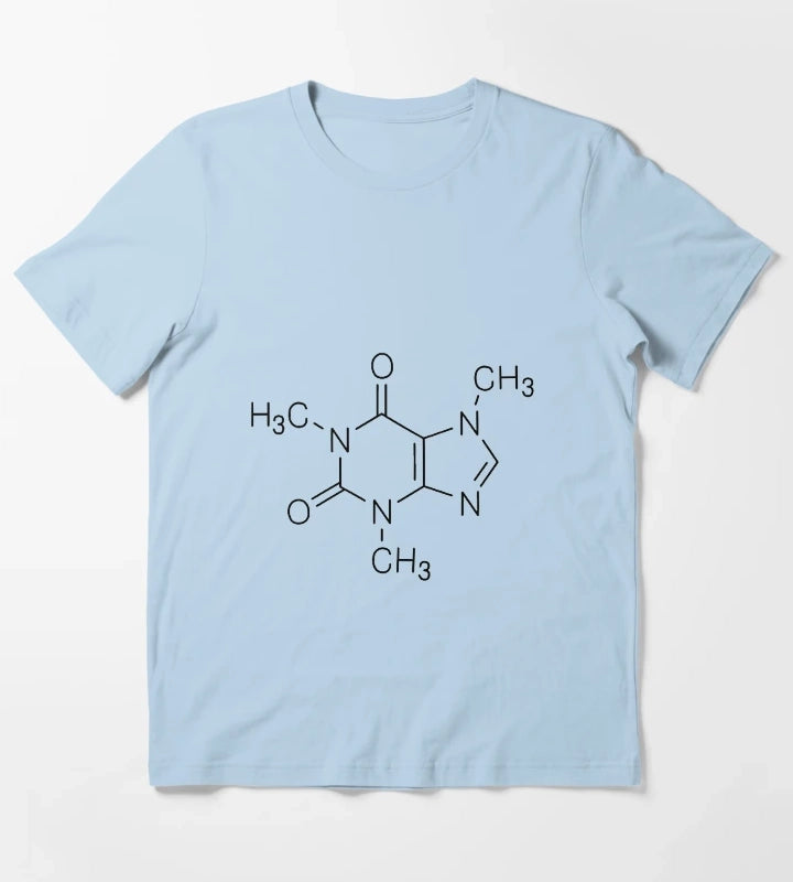 Caffeine T-Shirt Sky Blue