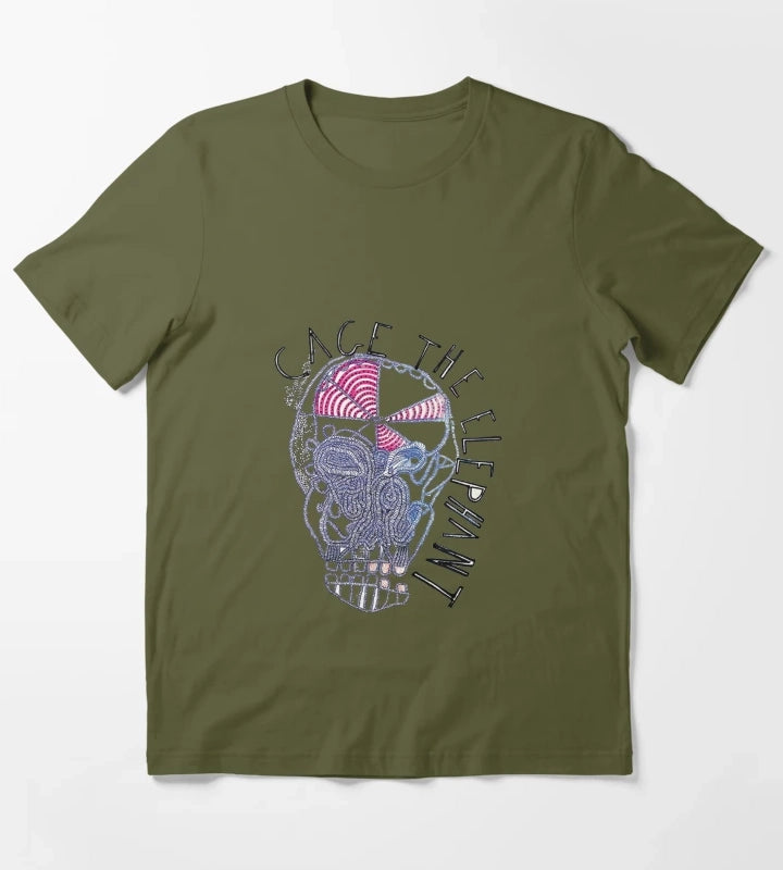 Cage elephant T-Shirt Olive Green