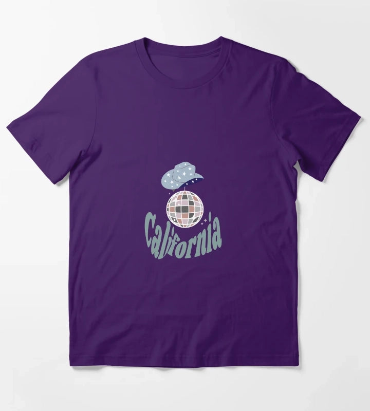 California Disco Cowgirl T-Shirt Purple