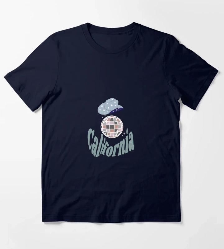 California Disco Cowgirl T-Shirt Navy