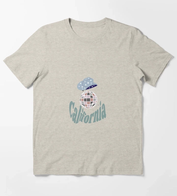 California Disco Cowgirl T-Shirt Cream