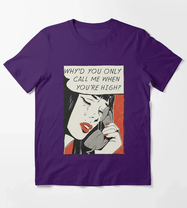 Call me T-Shirt Purple