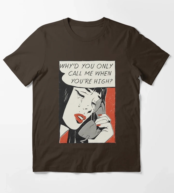 Call me T-Shirt Brown