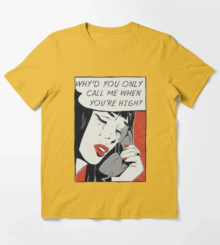 Call me T-Shirt Yellow