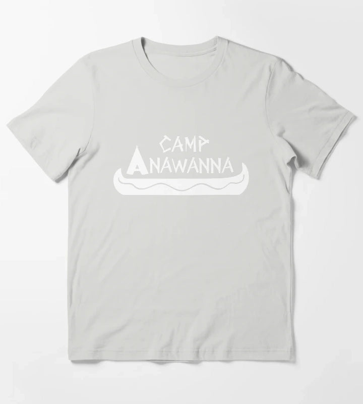 Camp Anawanna White T-Shirt Light Grey