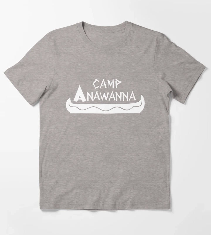 Camp Anawanna White T-Shirt Heather Grey