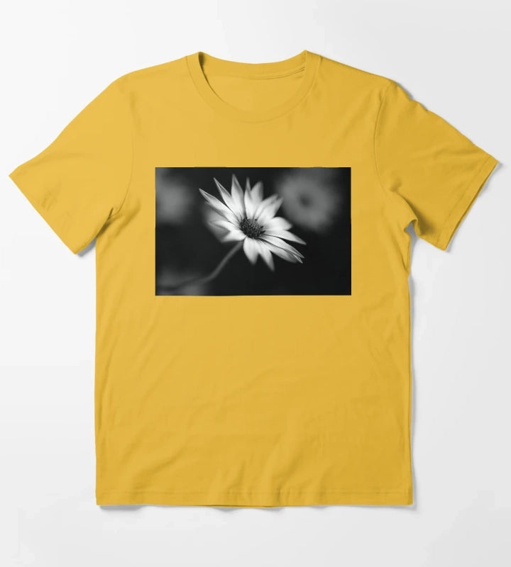 Cape Daisy BW Flower T-Shirt Yellow