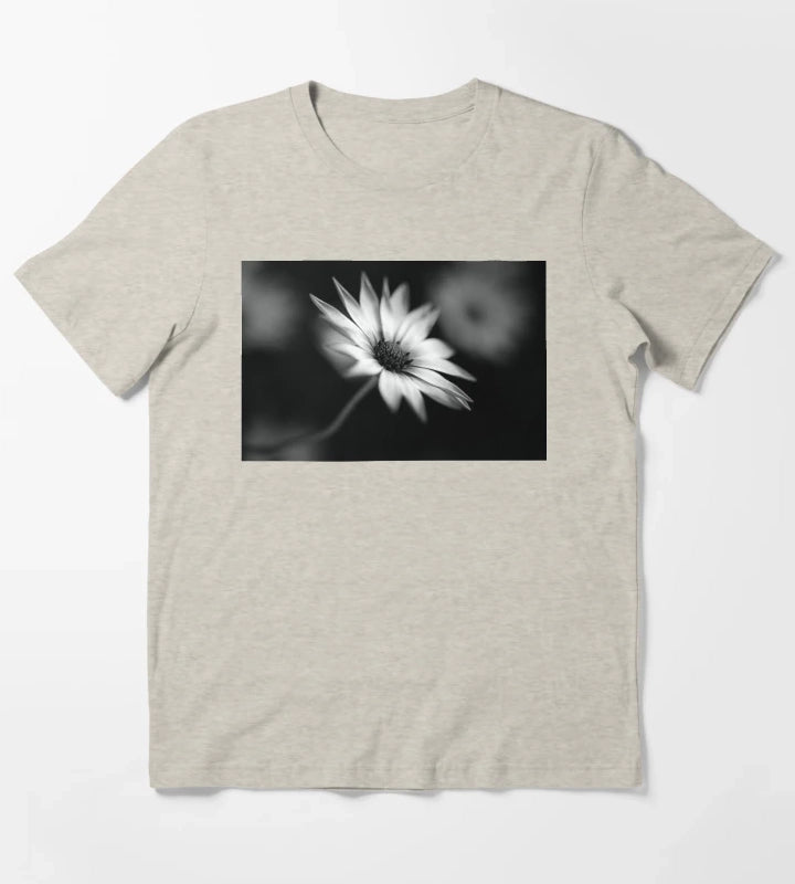 Cape Daisy BW Flower T-Shirt Cream
