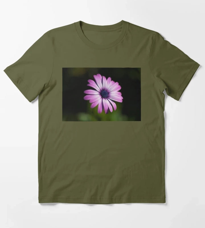 Cape Daisy Blooming T-Shirt Olive Green
