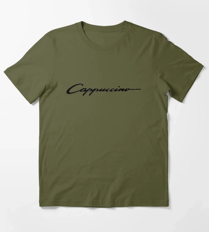 Cappuccino logo T-Shirt Olive Green