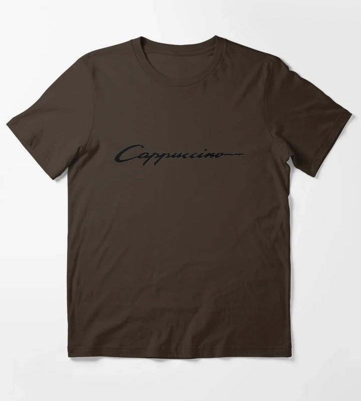 Cappuccino logo T-Shirt Brown