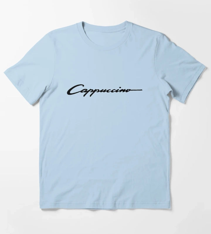 Cappuccino logo T-Shirt Sky Blue