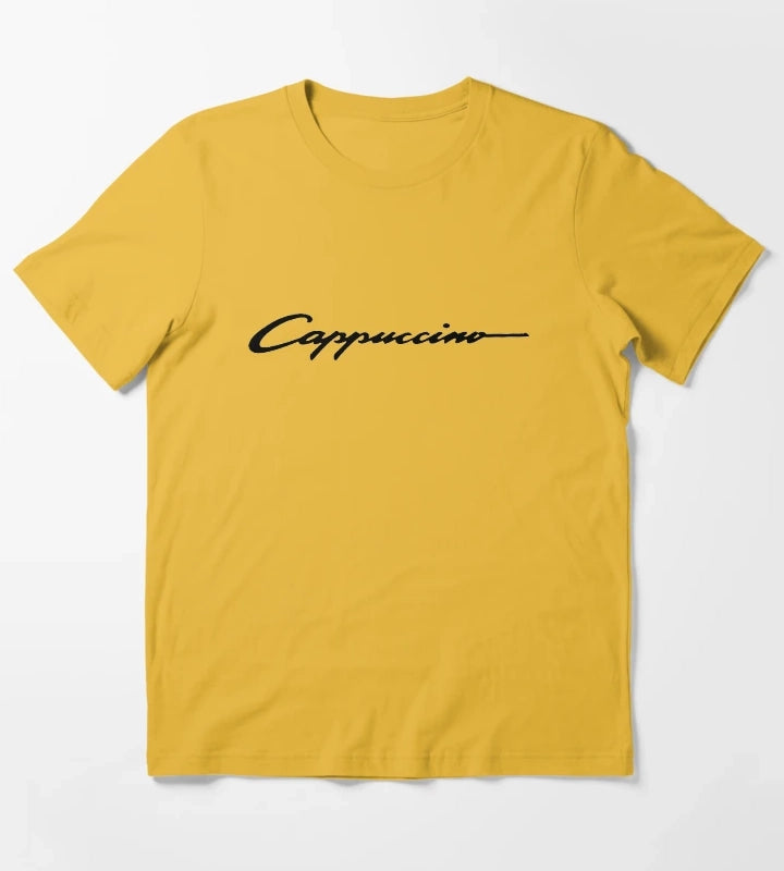 Cappuccino logo T-Shirt Yellow
