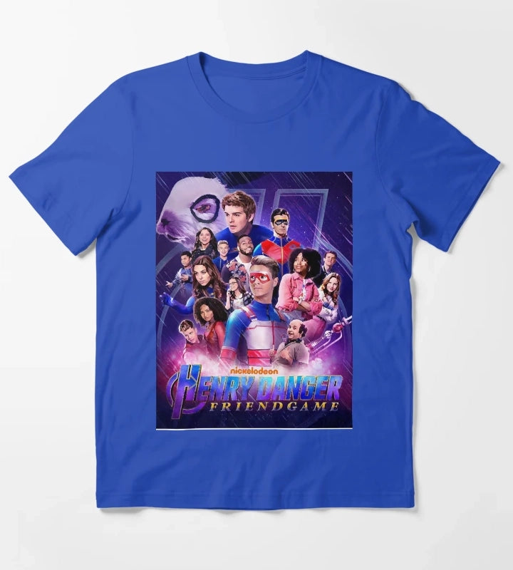 Captain Henry and Kid Danger T-Shirt Blue