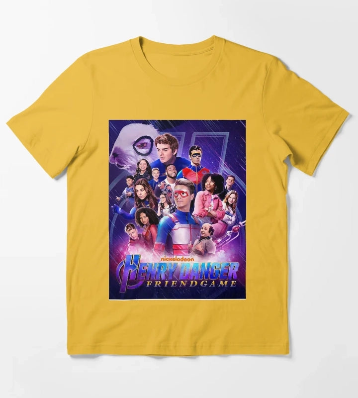 Captain Henry and Kid Danger T-Shirt Yellow