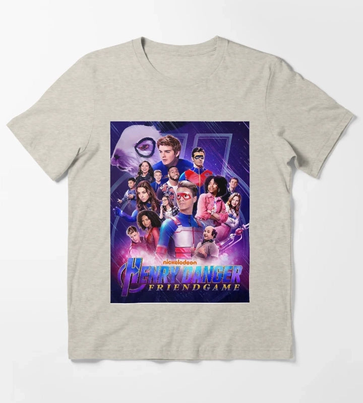 Captain Henry and Kid Danger T-Shirt Cream
