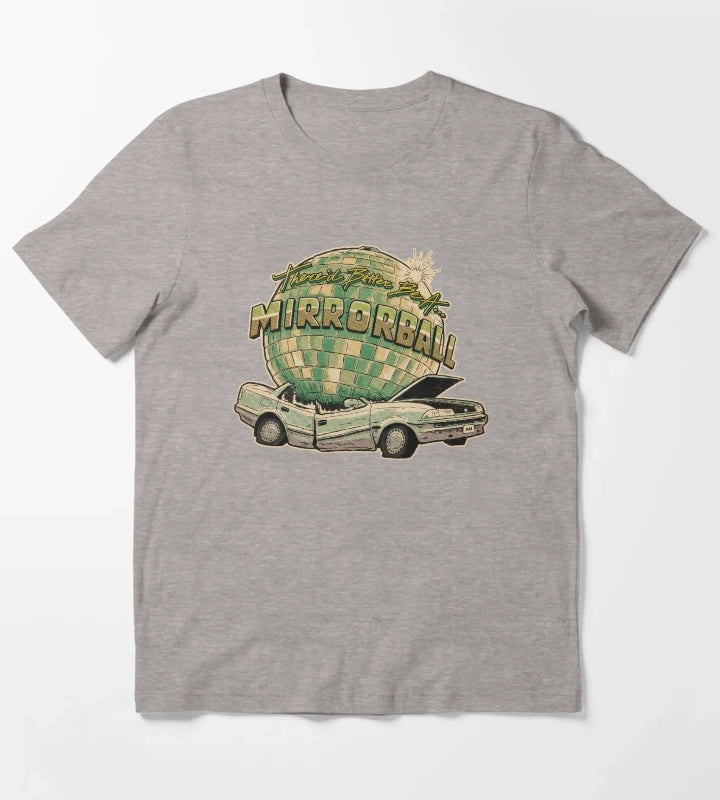 Car Comics cutout T-Shirt Heather Grey